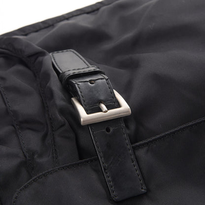 Prada Nylon Vela Messenger Bag Black 8 of 9