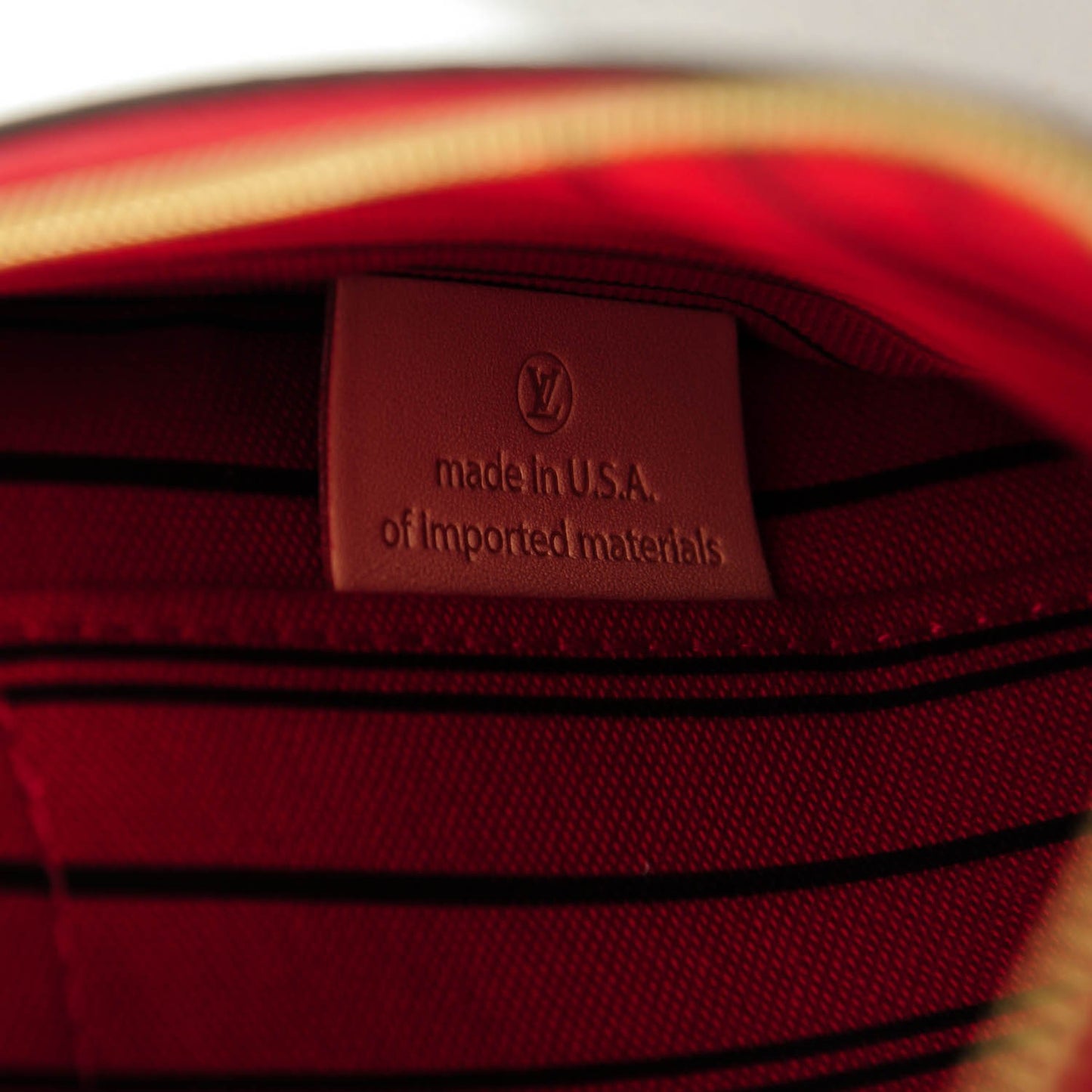 Monogram Neverfull MM GM Pochette Cherry