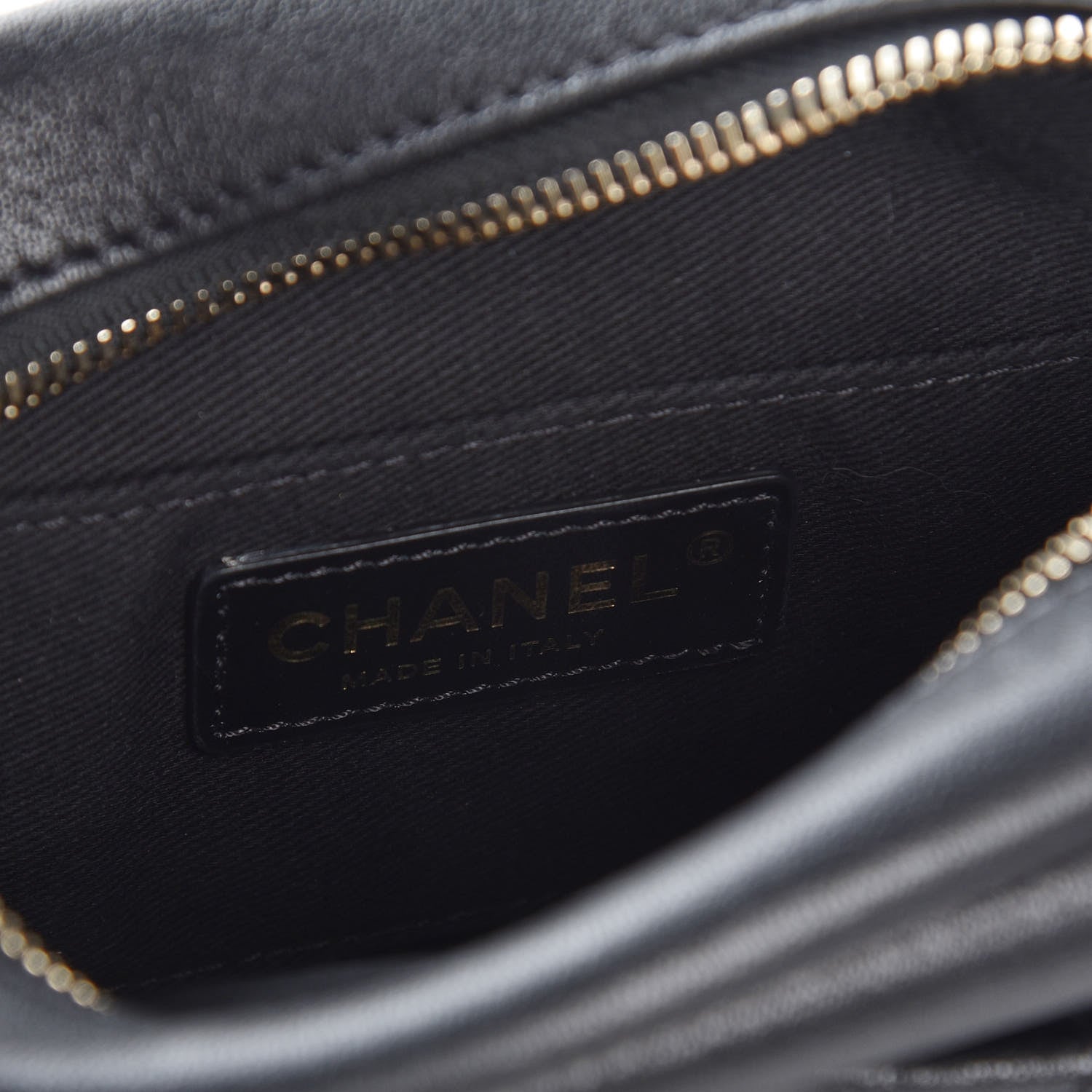 Chanel Goatskin Quilted Small Casual Trip Camera Case Black 6 of 8