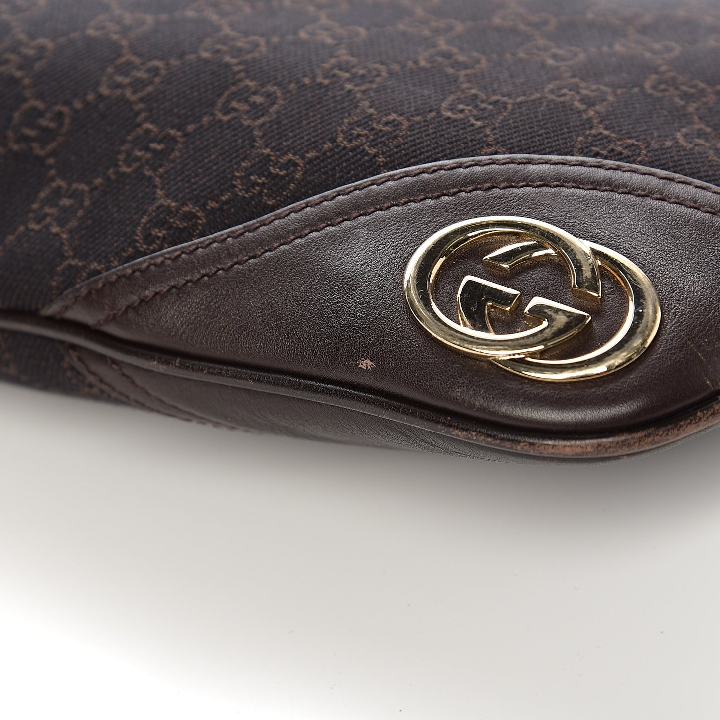 Monogram Medium New Britt Hobo Dark Brown