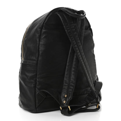 MCM Lambskin Fox Fur Medium Stark Insignia Backpack Black 2 of 11