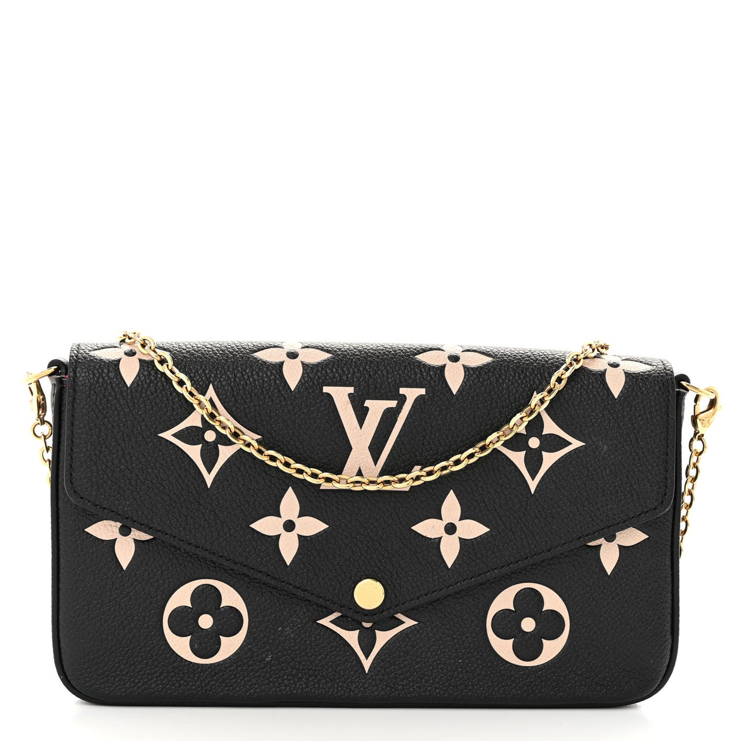 Empreinte Monogram Giant Felicie Pochette Black Beige