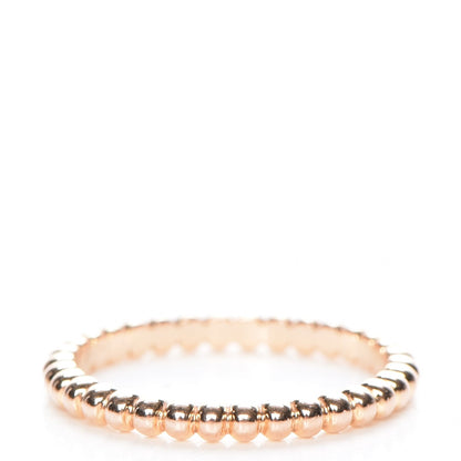Van Cleef & Arpels 18K Rose Gold Small Perlee Ring 48 4.5 3 of 6