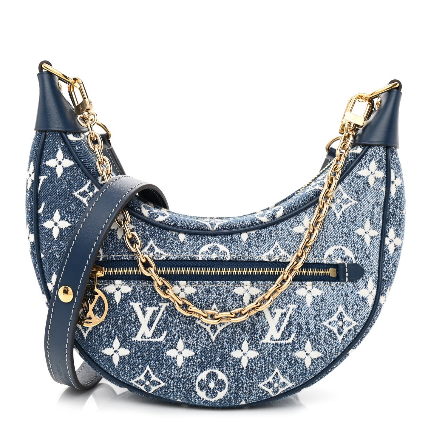 Monogram Jacquard Denim Loop Bleu