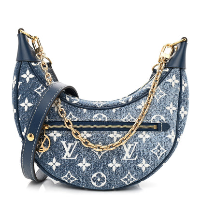 Louis Vuitton Monogram Jacquard Denim Loop Bleu 1 of 9