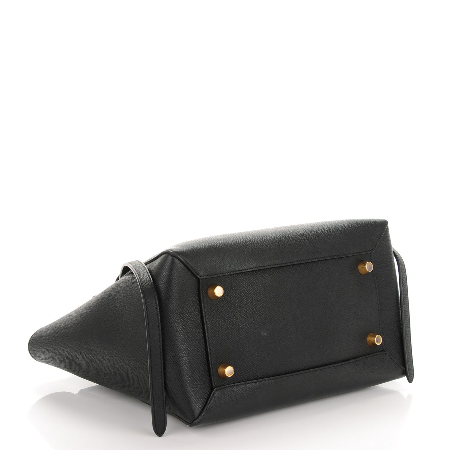 Baby Grained Calfskin Mini Belt Bag Black