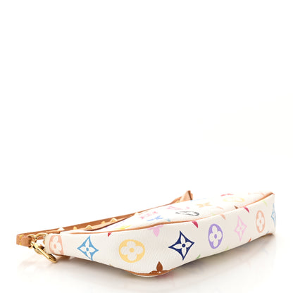 Louis Vuitton LOUIS VUITTON Monogram Multicolor Pochette Accessories White 5 of 10