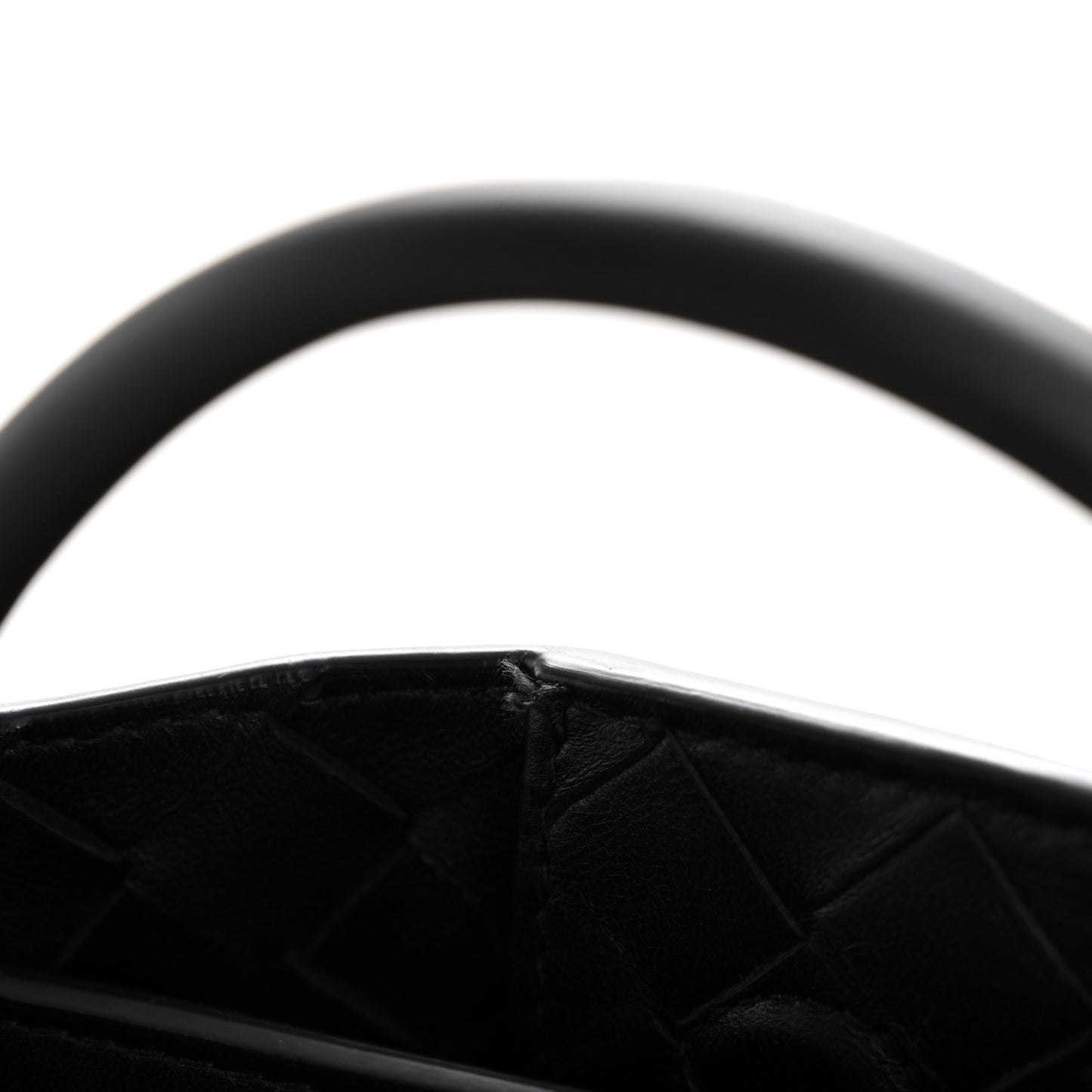 Nappa Intrecciato Small Andiamo Shoulder Bag Black