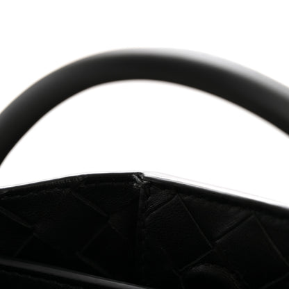 Bottega Veneta Nappa Intrecciato Small Andiamo Shoulder Bag Black 10 of 12