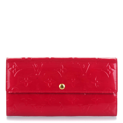 Louis Vuitton Vernis Sarah Wallet Pomme D'Amour 1 of 7