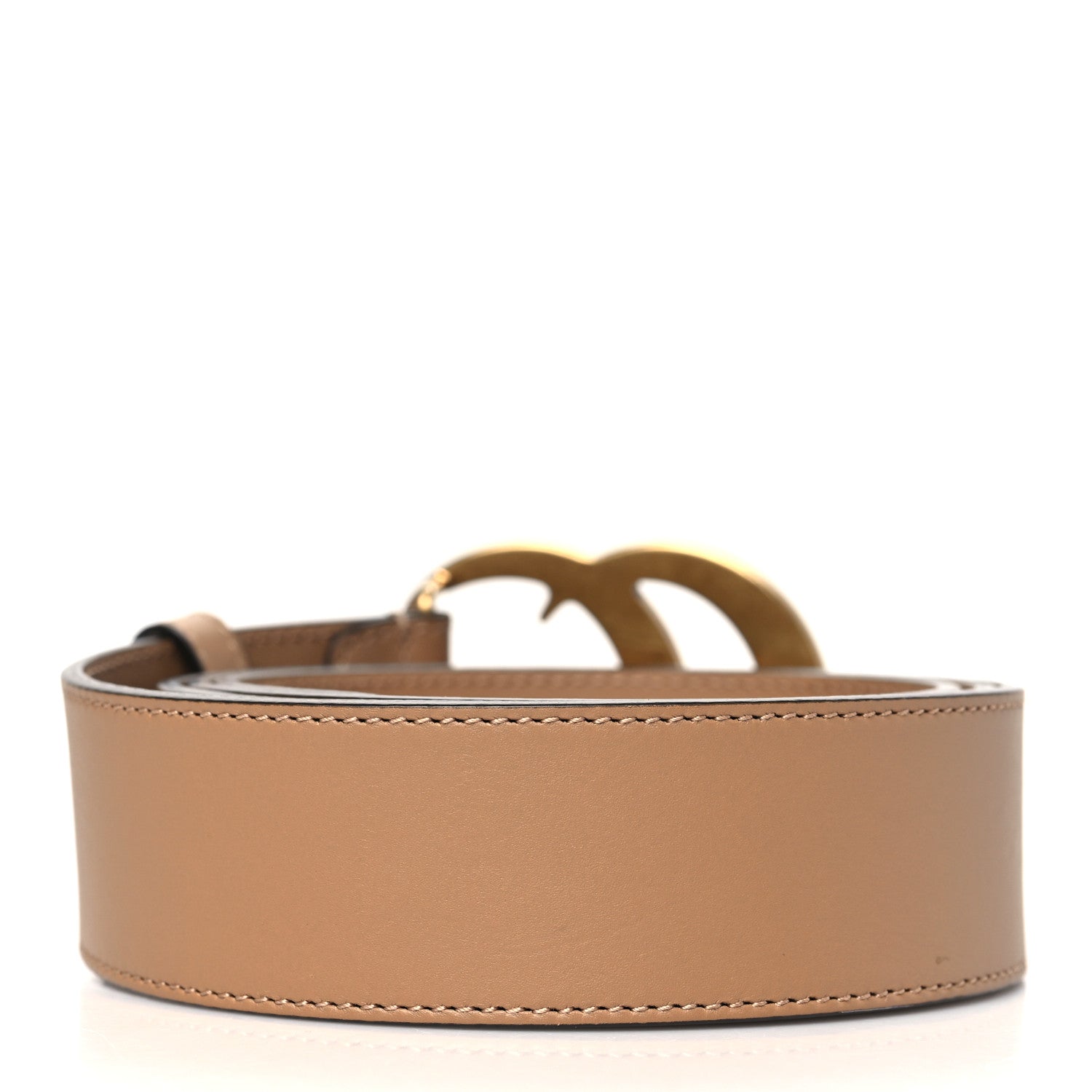 Gucci Calfskin Double G 40mm Belt 105 42 Tan 3 of 6