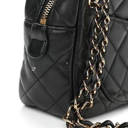 Chanel Lambskin Quilted Camera Bag Black 7 of 12