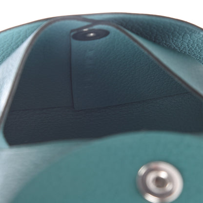 Hermes Evercolor Verso Bastia Coin Purse Malachite Bleu Atoll 5 of 8