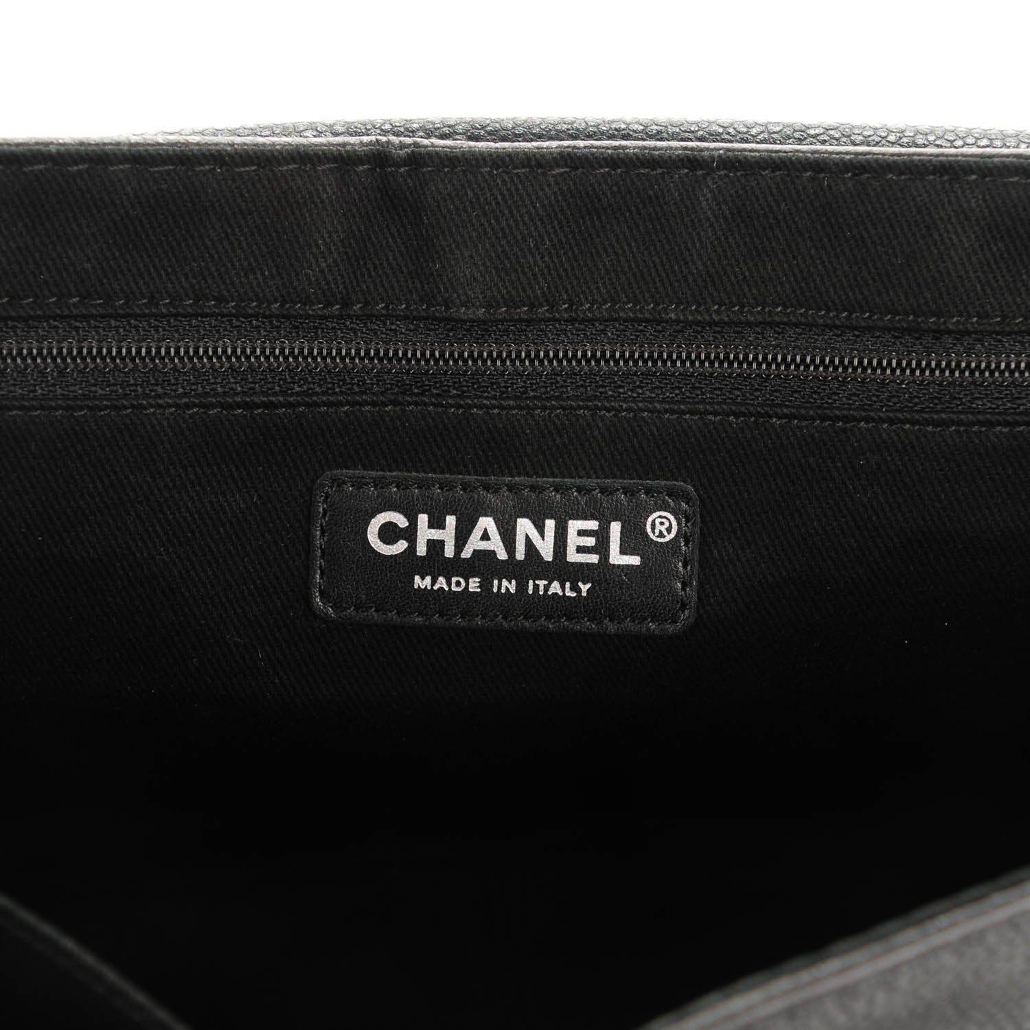 Chanel Caviar Half Moon Large Flap Black 6 of 7