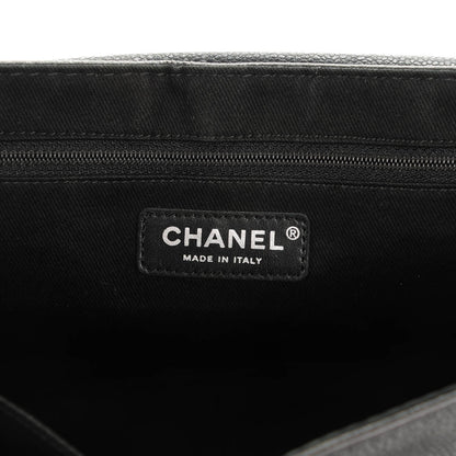 Chanel Caviar Half Moon Large Flap Black 6 of 7