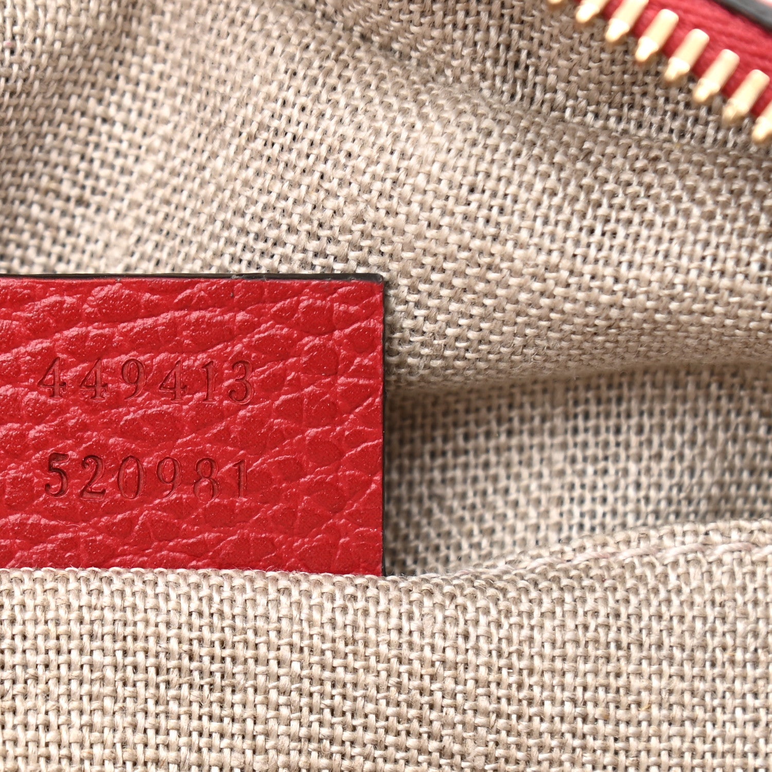 Gucci Monogram Mini Bree Messenger Bag Red 7 of 12