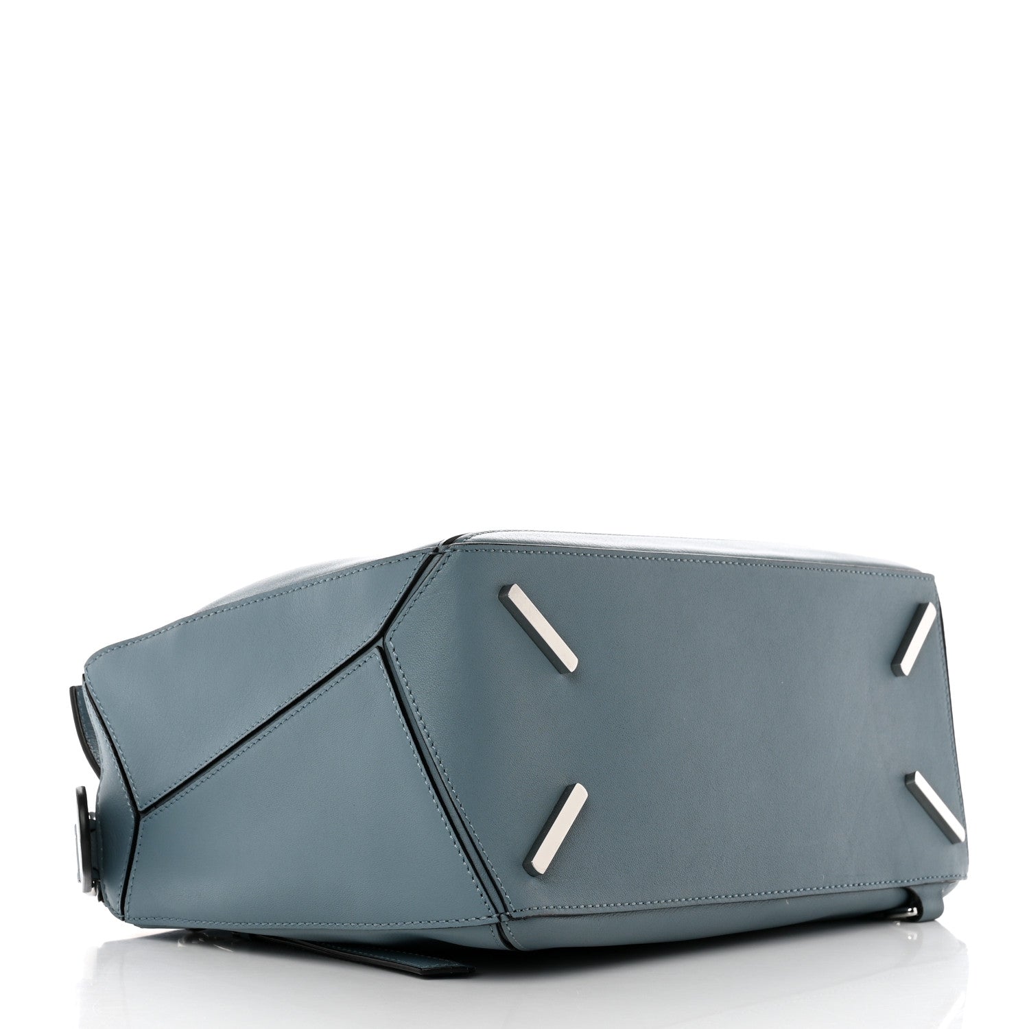 Loewe Calfskin Medium Puzzle Bag Stone Blue 4 of 8