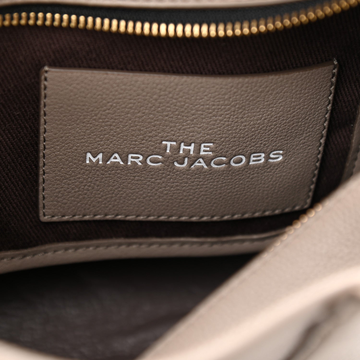 Marc Jacobs Grained Calfskin Small The Tote Bag Cement 7 of 10