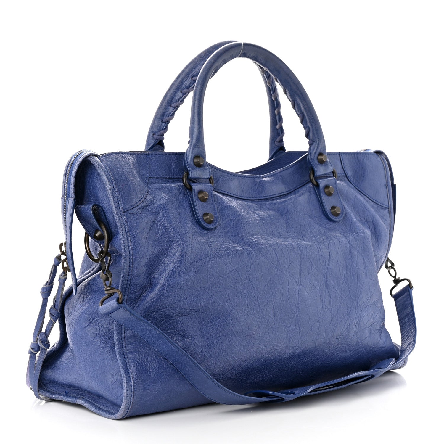 Balenciaga Agneau Classic Hardware City Bleut Bleu Glacier 3 of 10