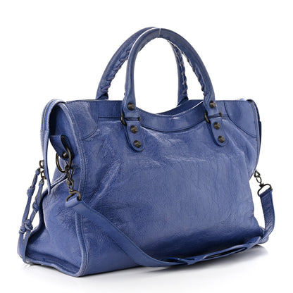 Balenciaga Agneau Classic Hardware City Bleut Bleu Glacier 3 of 10