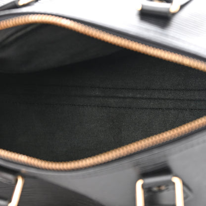 Louis Vuitton Epi Speedy 25 Black 5 of 9
