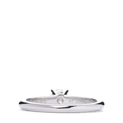 Cartier Platinum Diamond .23ct Solitaire Engagement Ring 47 4 3 of 6
