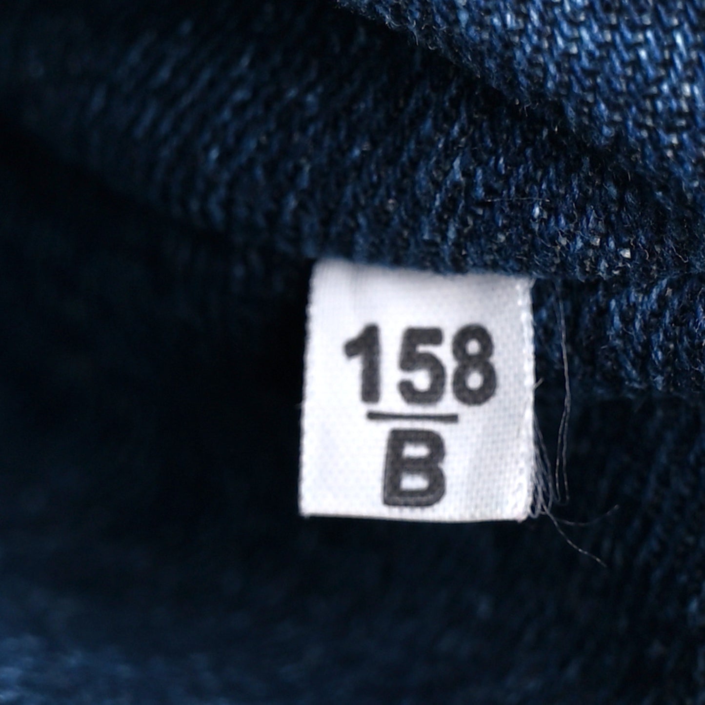 Denim Logo Tote Bleu