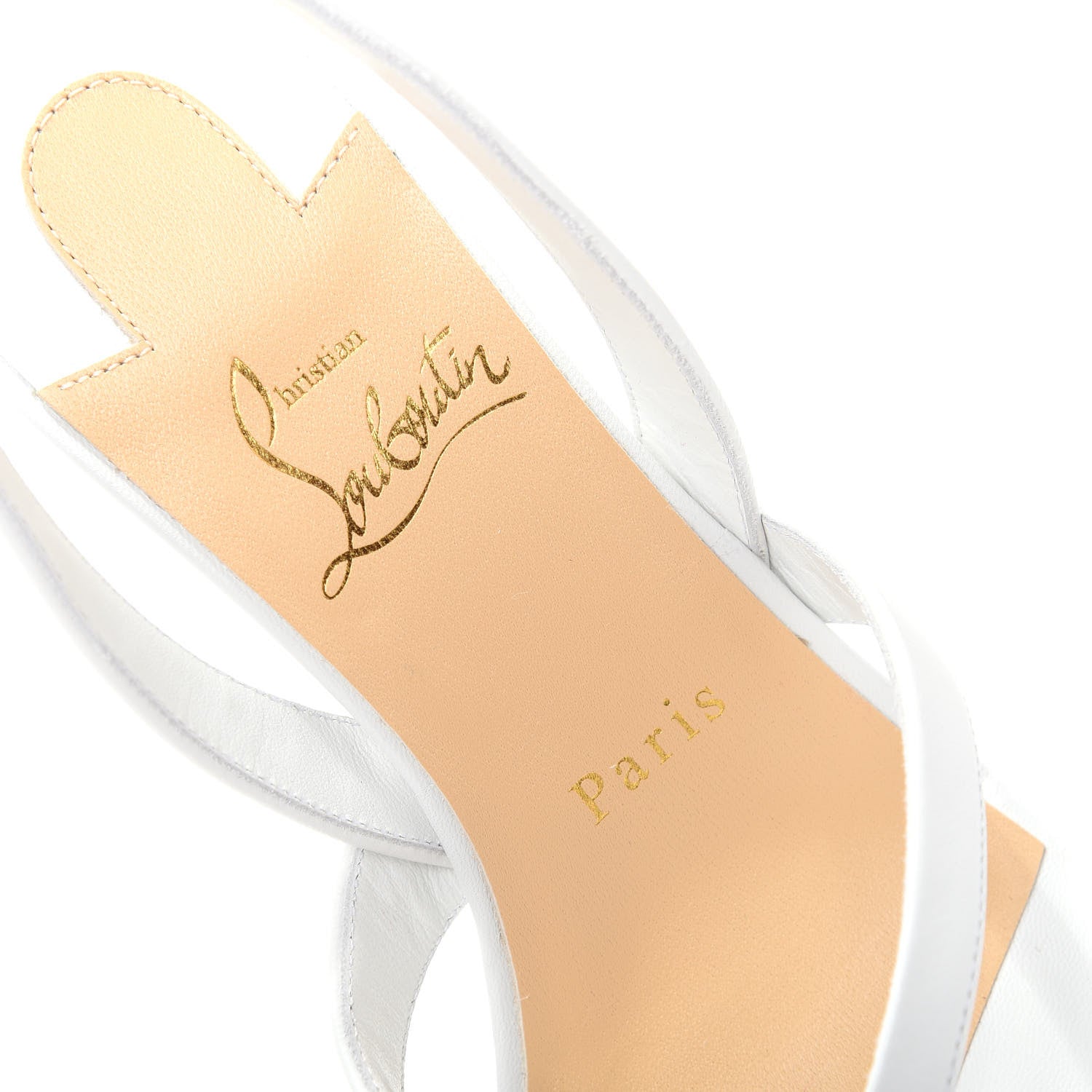 Christian Louboutin Kid Taralita 85 Thong Sandals 37 White 8 of 10