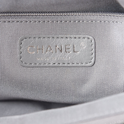 Chanel Calfskin Cerf Executive Shopper Tote White 7 of 18