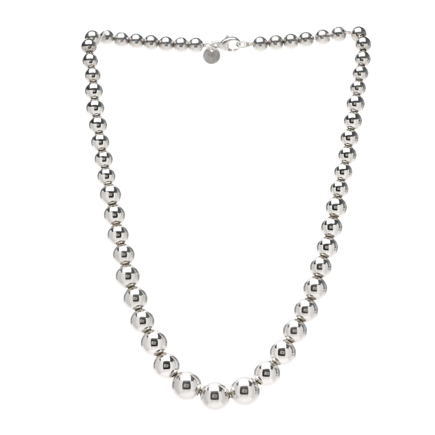 Sterling Silver HardWear Graduated Ball Necklace
