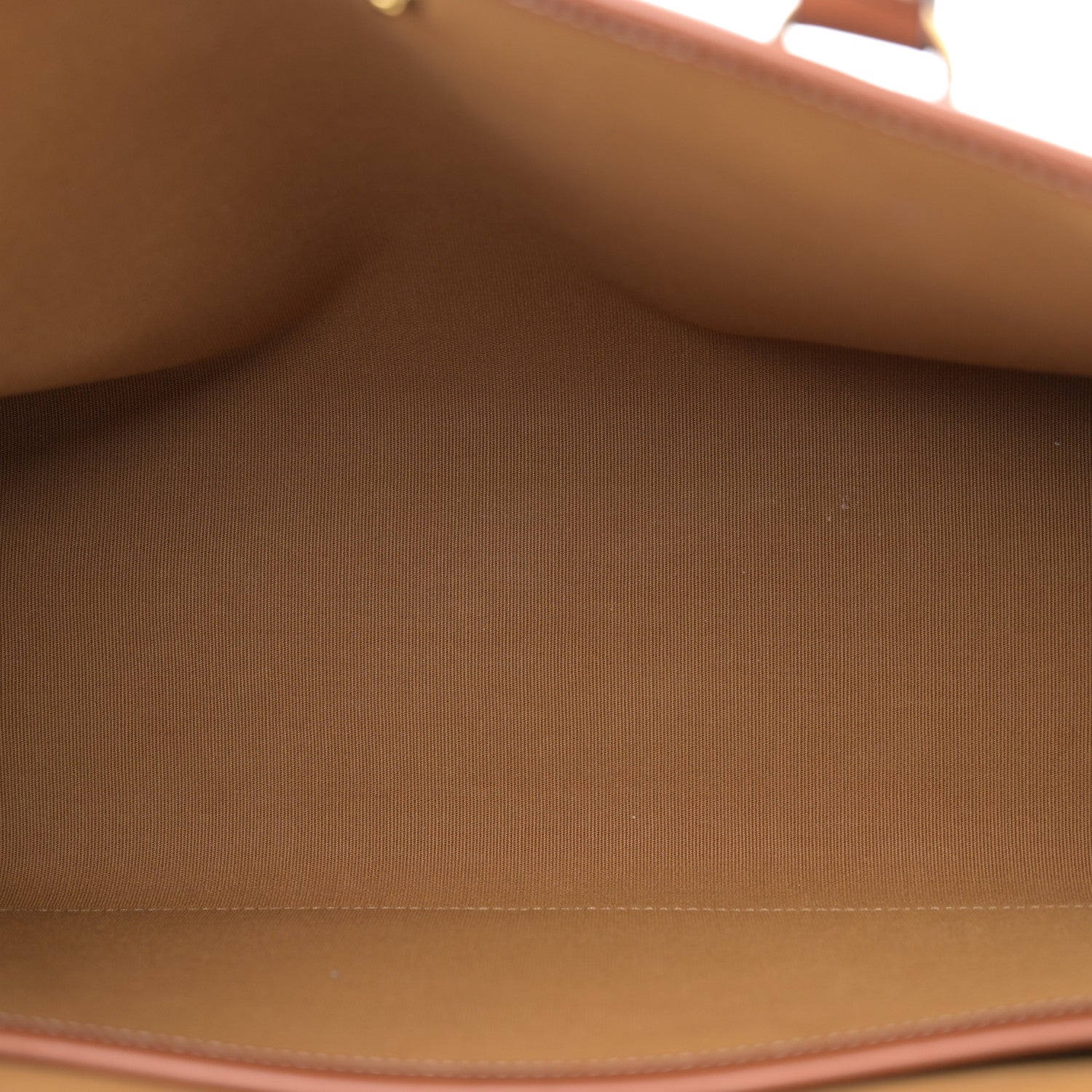 Celine Triomphe Canvas Calfskin Mini Horizontal Cabas Tan 5 of 11