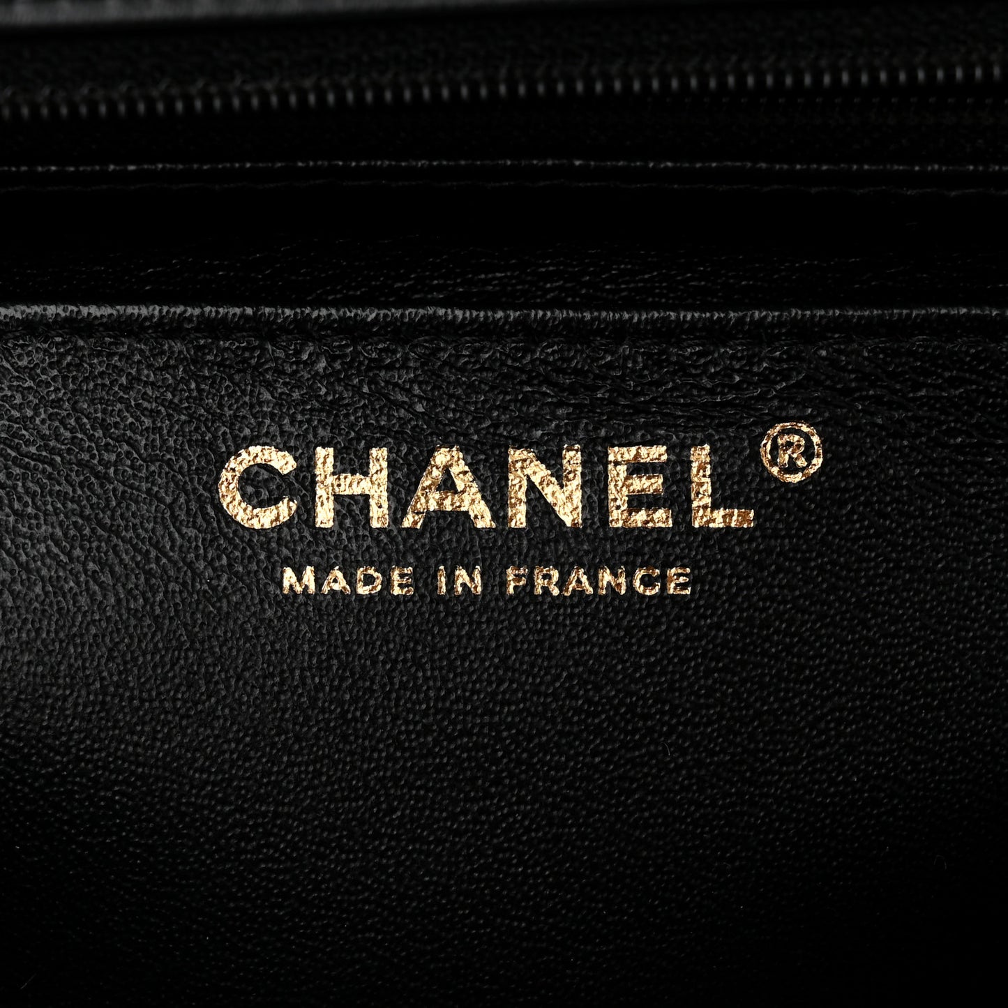 Patent Calfskin Quilted Mini Rectangular Flap Black