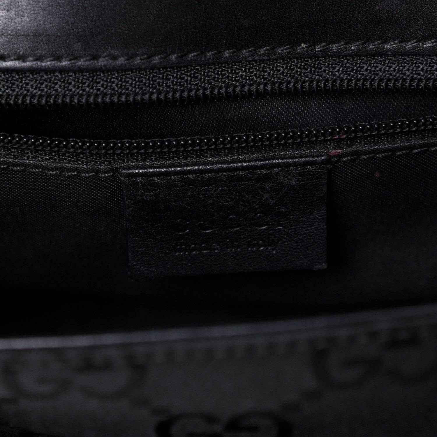 Gucci Monogram Crossbody Bag Black 5 of 5