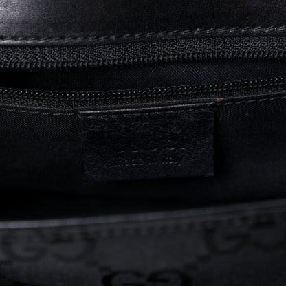 Gucci Monogram Crossbody Bag Black 5 of 5