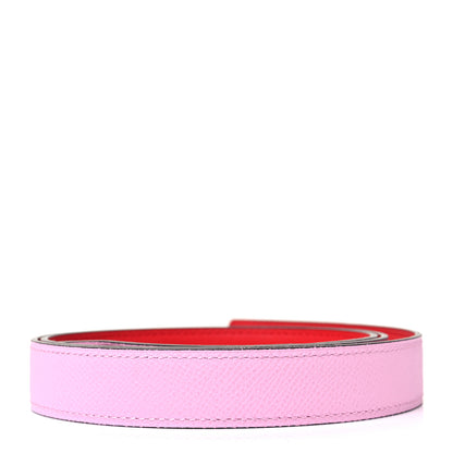 Hermes Epsom Swift 24mm Belt Strap 90 Rouge De Coeur Mauve Sylvestre 3 of 6
