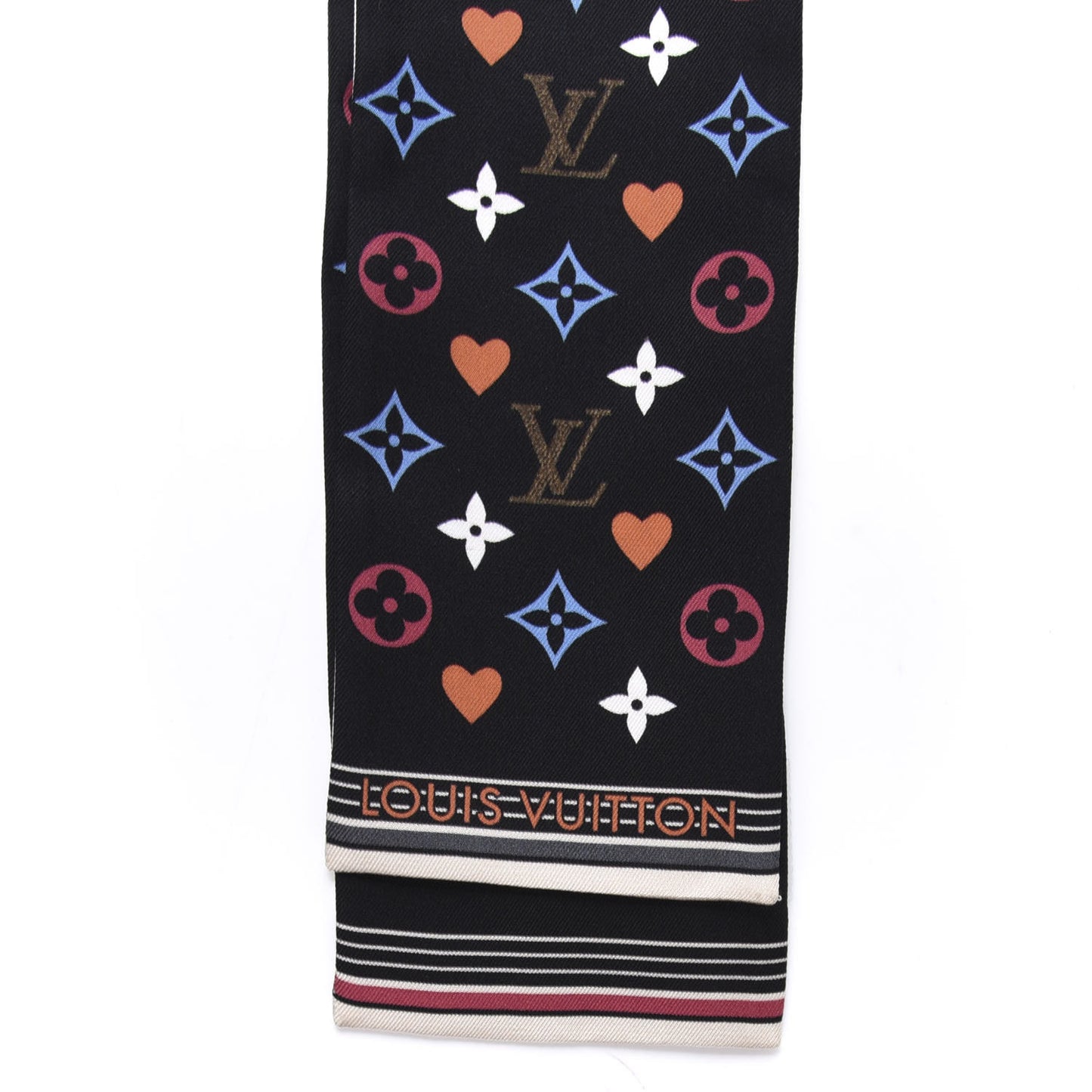 Silk Game On Bandeau Black White