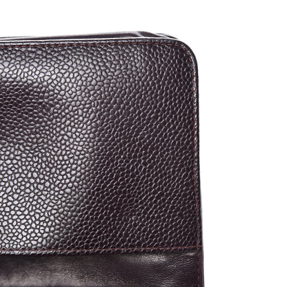 Chanel Caviar Timeless CC Wallet On Chain WOC Dark Brown 14 of 16