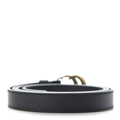 Gucci Calfskin Double G 20mm Belt 100 40 Black 2 of 6