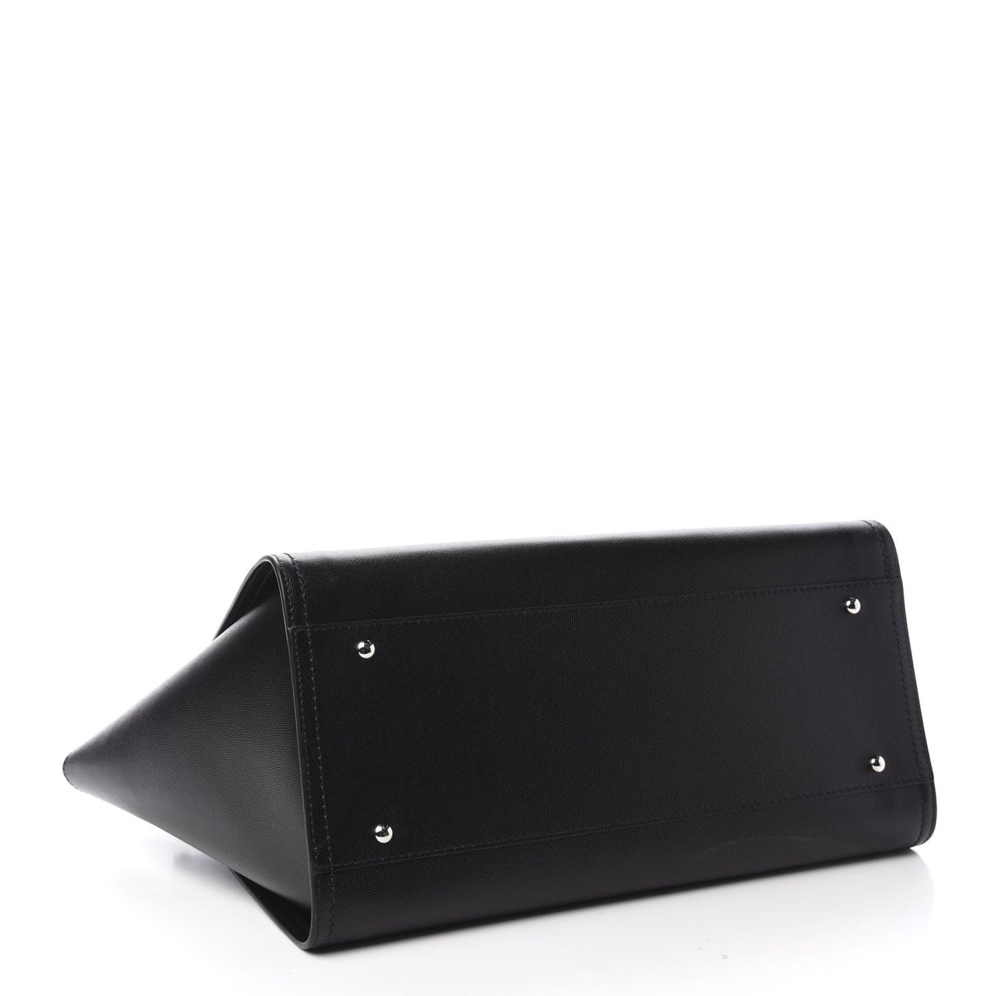 Caviar Medium Studded Deauville Tote Black