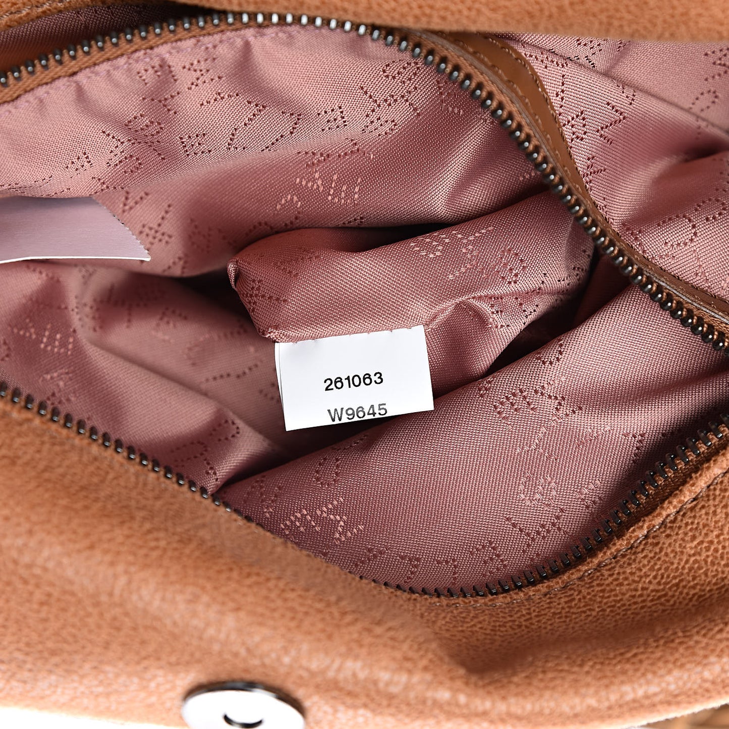 Eco Suede Fringe Small Falabella Tote Tan