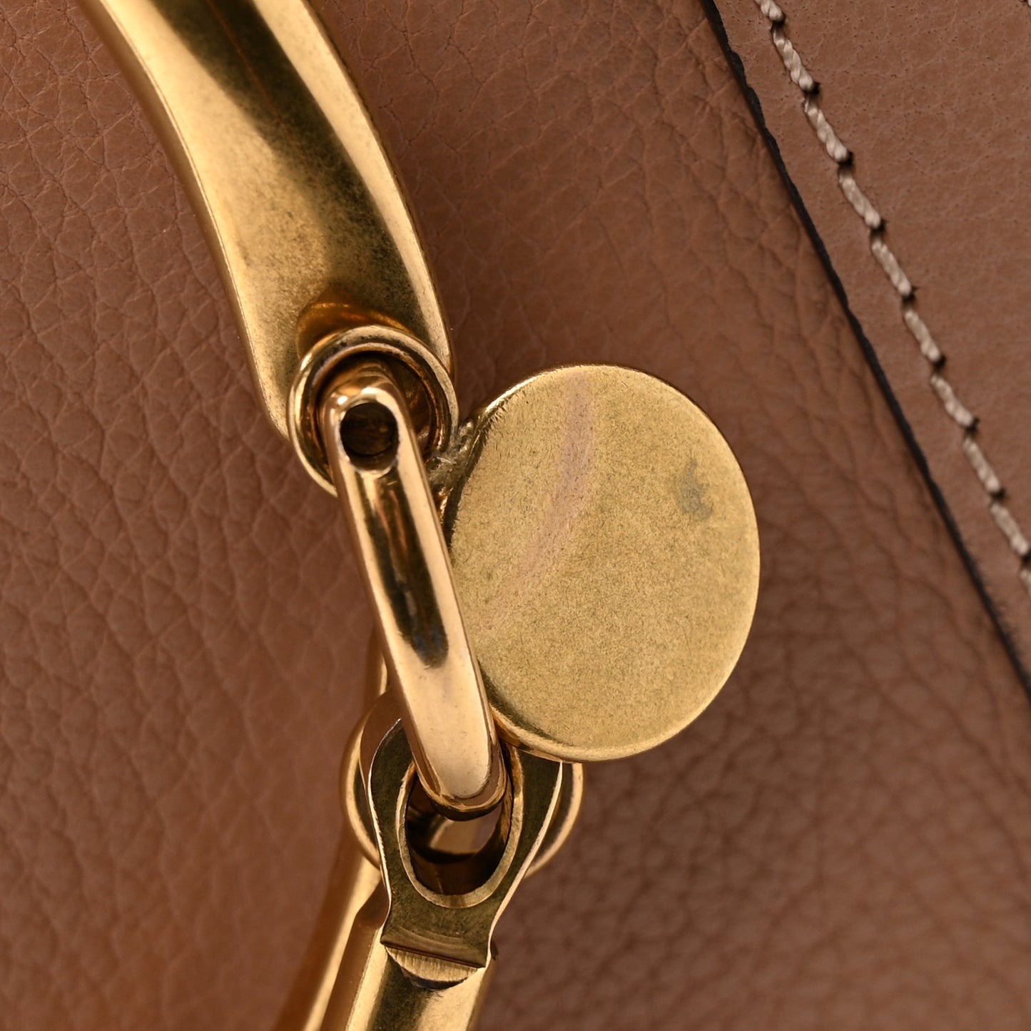 Calfskin Suede Small Nile Bracelet Bag Biscotti Beige