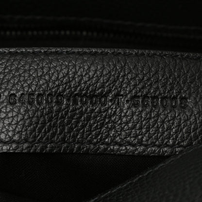Balenciaga Supple Calfskin Rivet Small Ville Top Handle Bag Black 8 of 11