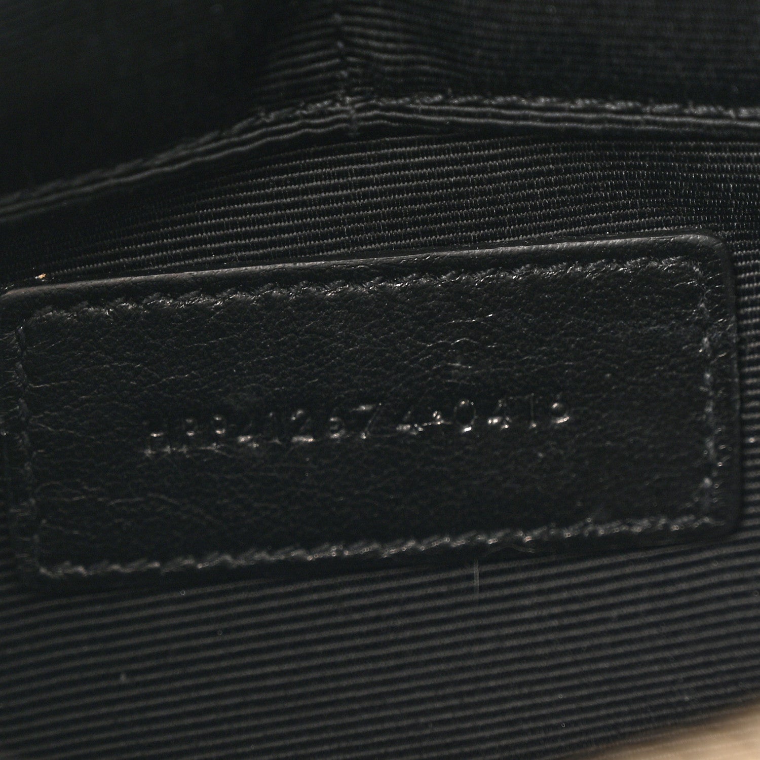 Saint Laurent Calfskin Teen Monogram Crossbody Bag Black 7 of 21