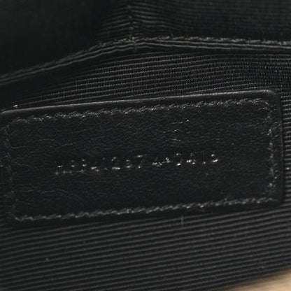 Saint Laurent Calfskin Teen Monogram Crossbody Bag Black 7 of 21
