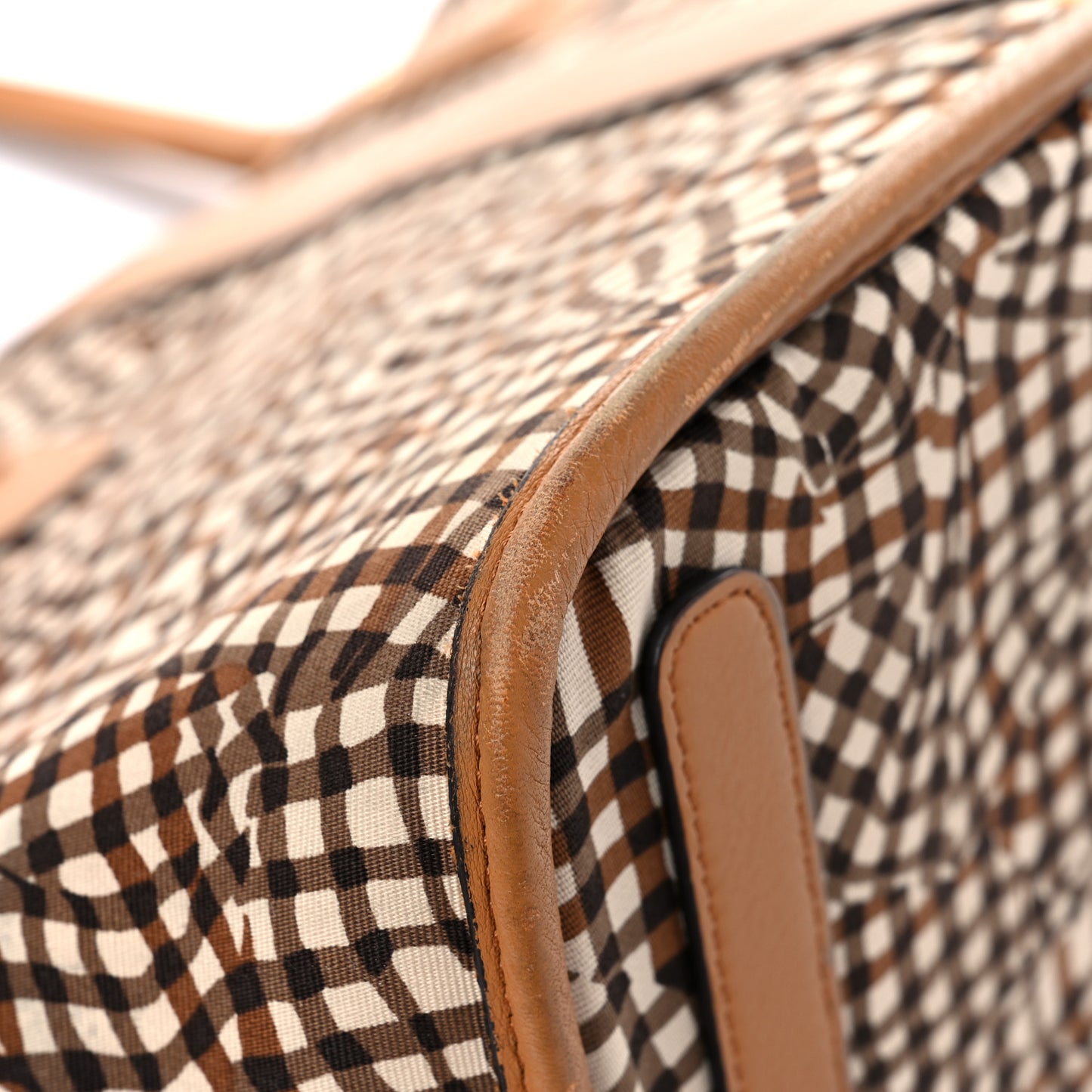 Visetos Medium Project Reversible Shopper Tote Cognac