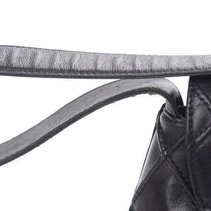 Chanel Lambskin Diamond Stitched Shoulder Bag Black 17 of 17
