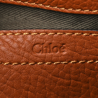 Chloe Calfskin Mini Marcie Round Crossbody Bag Tan 6 of 10