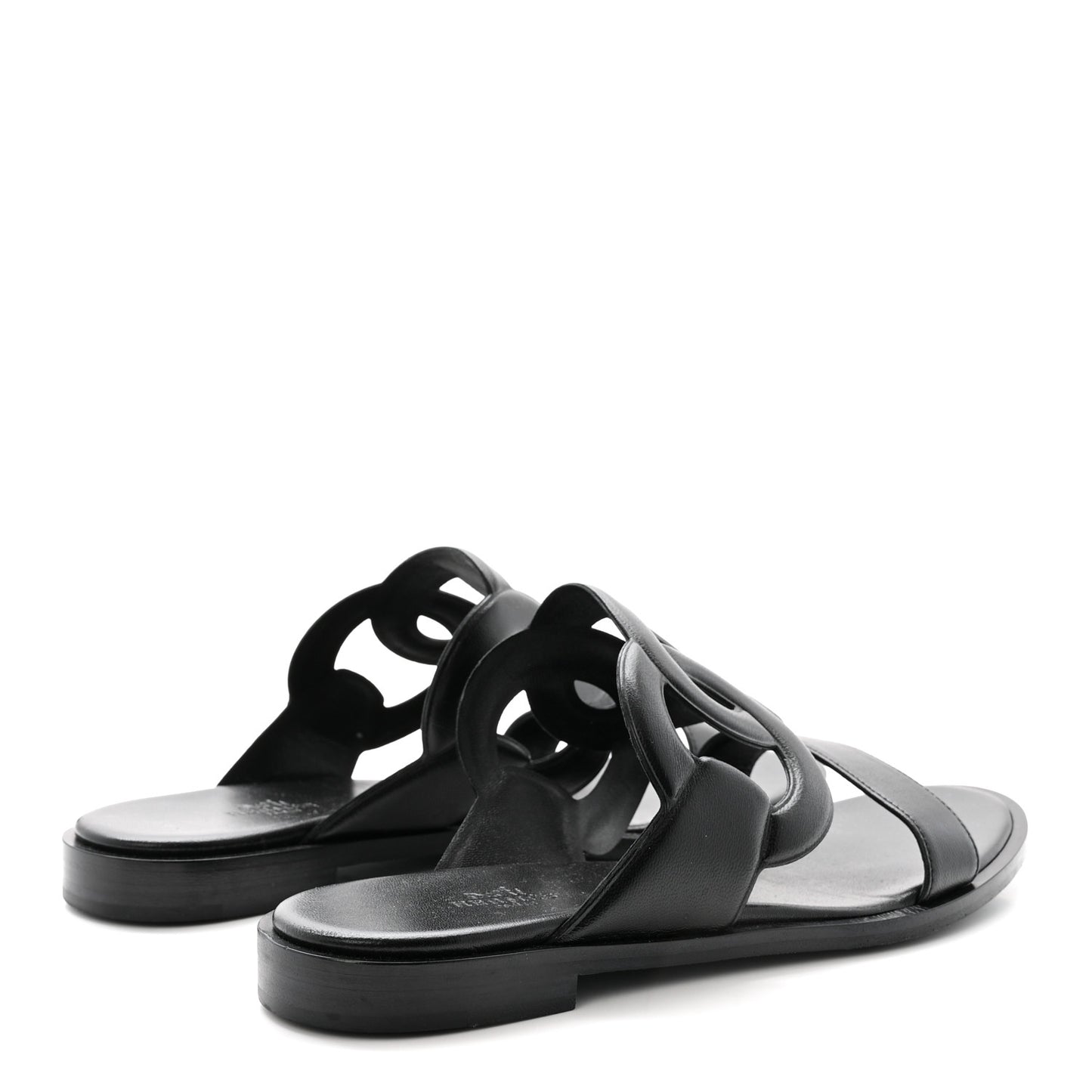 Nappa Lagune Sandals 38 Black
