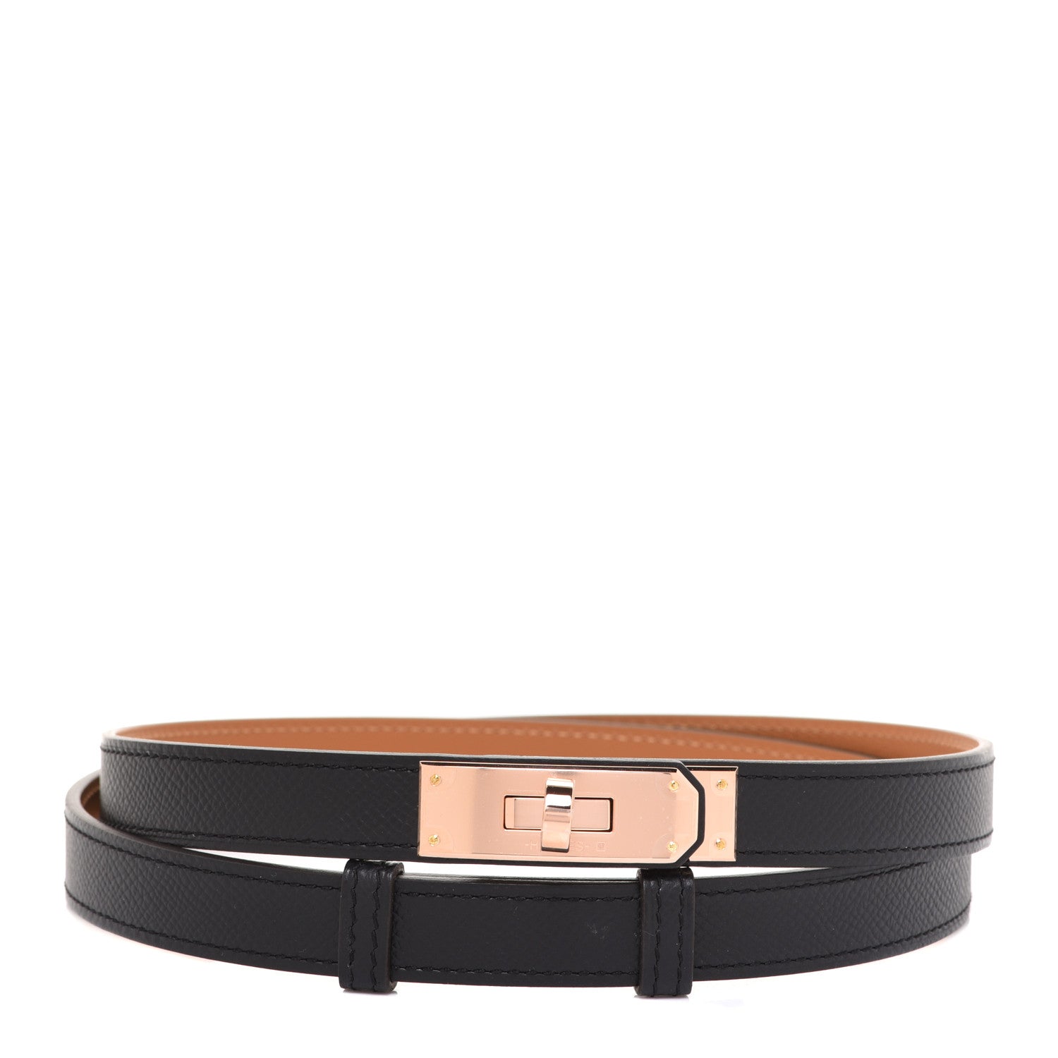 Hermes Epsom Kelly Belt Black 1 of 5