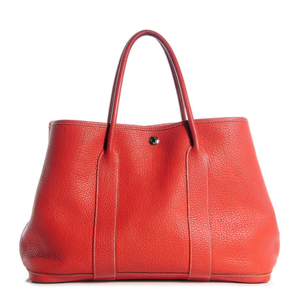 Hermes Fjord Garden Party Tote 36 MM Sanguine 1 of 13